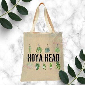 Hoya Head Reusable Canvas Tote - Natural